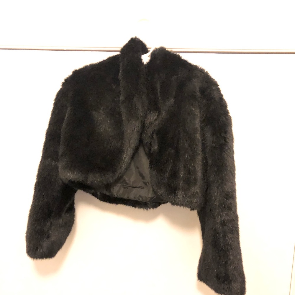 American girl faux fur coat/jacket